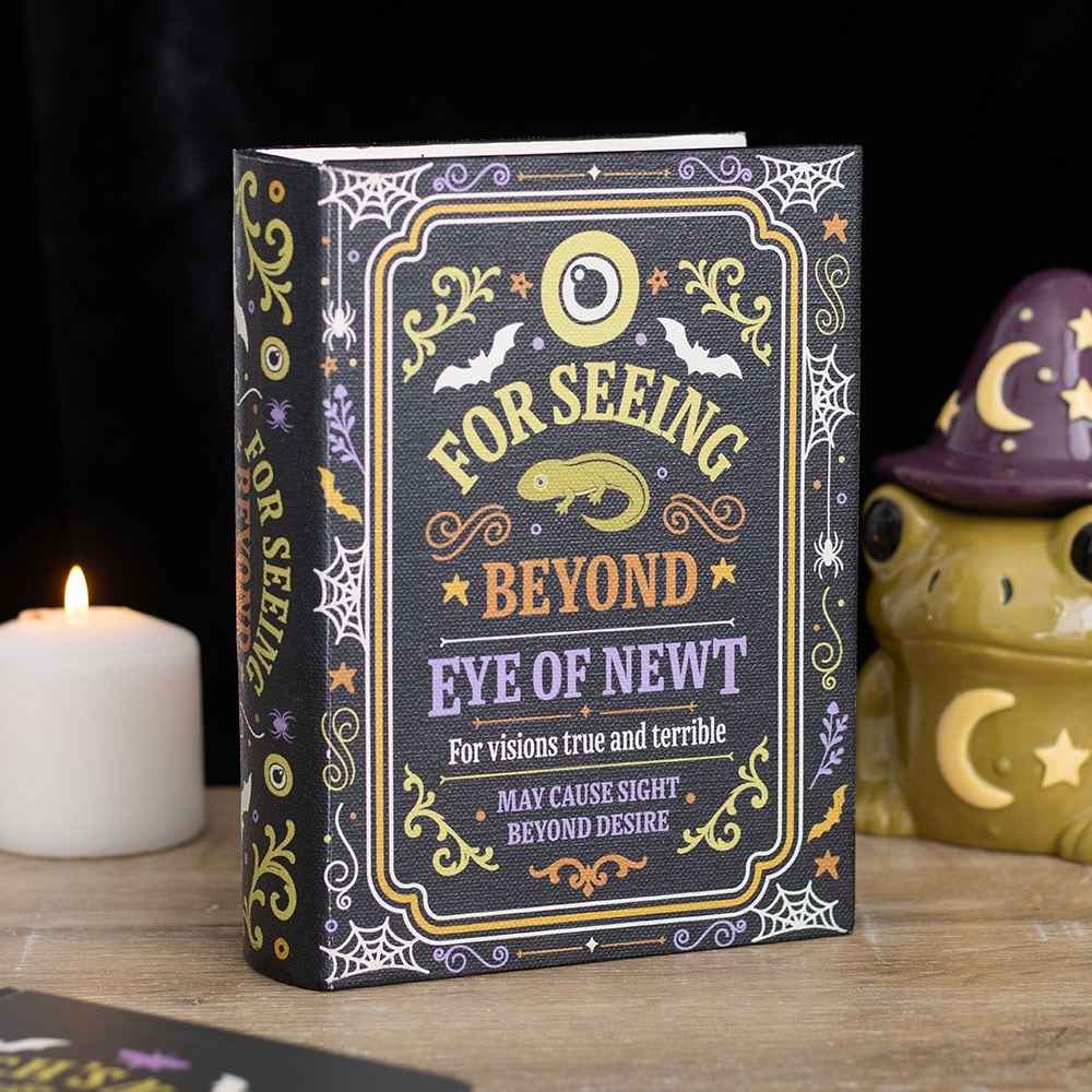 Something Different - Eye of Newt Spell Book Shaped Decorative box - Multicolours